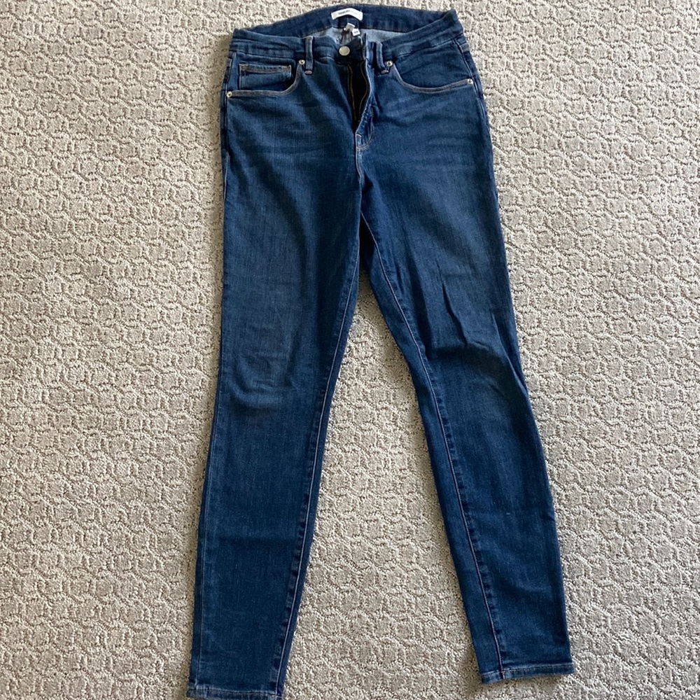 Good American Good Legs Skinny jeans.